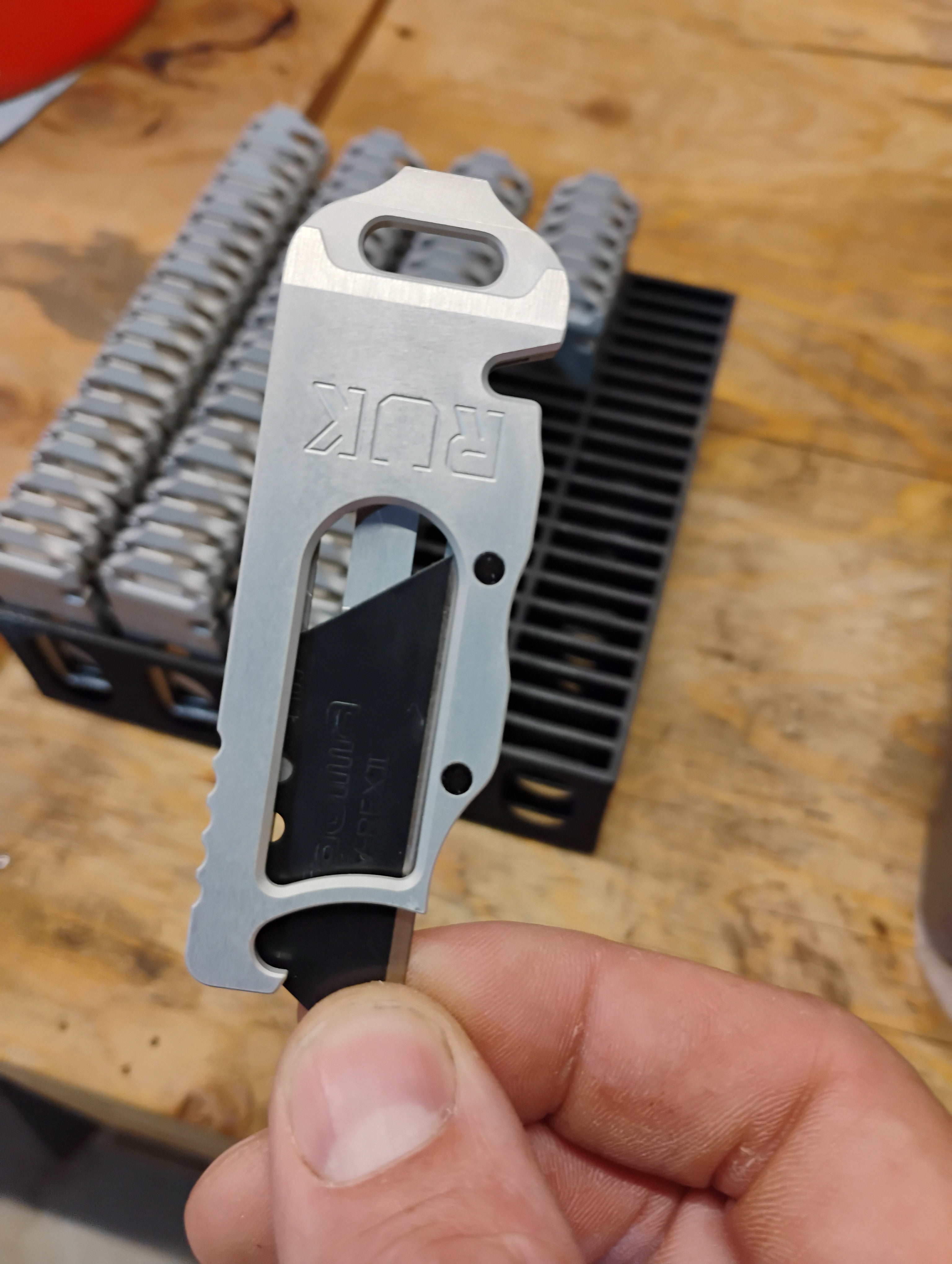 RUK V2 clear anodized aluminum